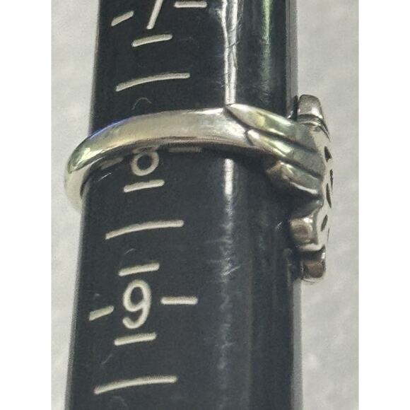 HTF James Avery Retired Sterling Silver RAIN DOVE Thunderbird Ring Size 8 MINT - Picture 5 of 7